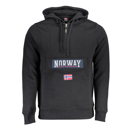 NORWAY 1963 BLACK MEN&39S ZIPLESS SWEATSHIRT