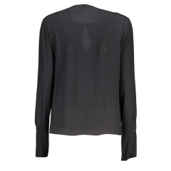 PATRIZIA PEPE WOMEN&39S LONG SLEEVE SHIRT BLACK