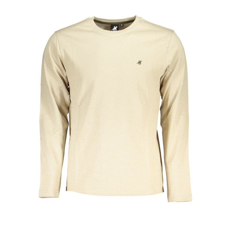 US GRAND POLO MEN&39S LONG SLEEVE T-SHIRT BEIGE