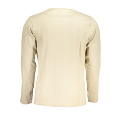 US GRAND POLO MEN&39S LONG SLEEVE T-SHIRT BEIGE