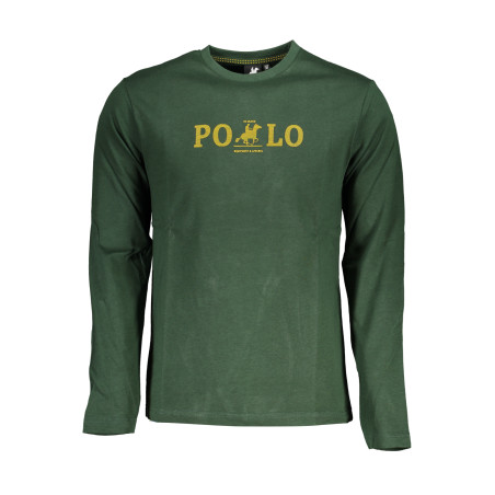 US GRAND POLO MEN&39S LONG SLEEVE T-SHIRT GREEN