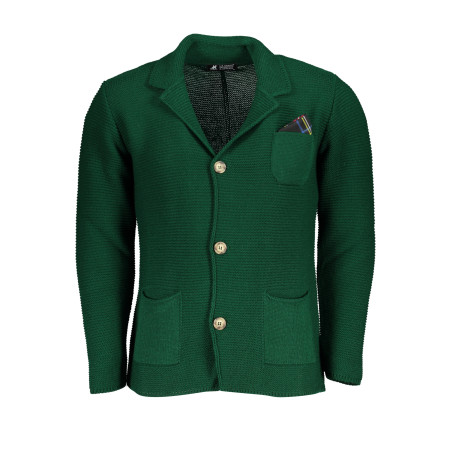 U.S. GRAND POLO CARDIGAN UOMO VERDE