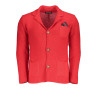 U.S. GRAND POLO CARDIGAN UOMO ROSSO