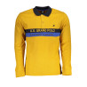 US GRAND POLO MEN&39S YELLOW LONG SLEEVED POLO SHIRT