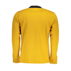 US GRAND POLO MEN&39S YELLOW LONG SLEEVED POLO SHIRT