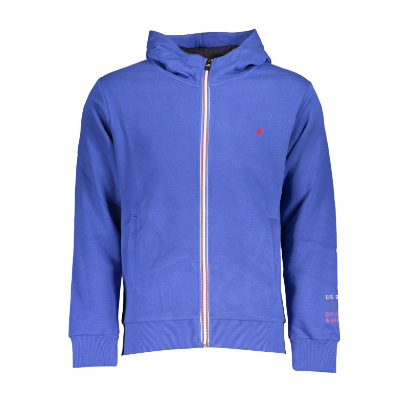 US GRAND POLO MEN&39S BLUE ZIP SWEATSHIRT