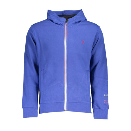 US GRAND POLO MEN&39S BLUE ZIP SWEATSHIRT