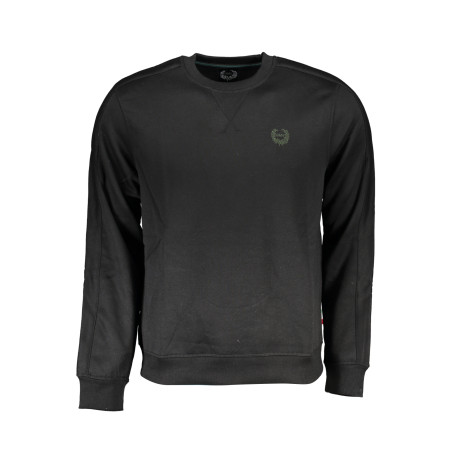 GIAN MARCO VENTURI BLACK MEN&39S ZIPLESS SWEATSHIRT