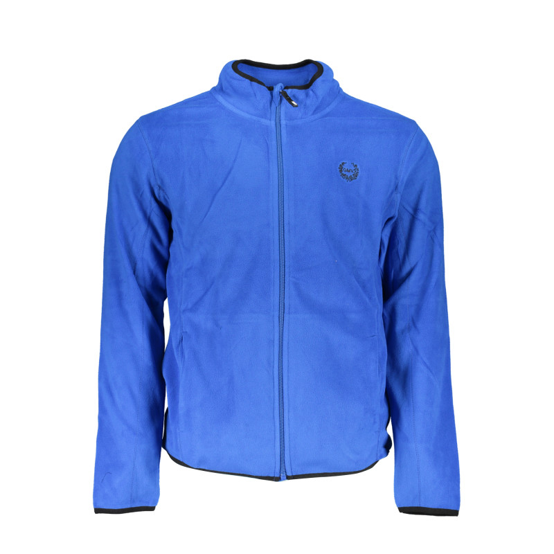 GIAN MARCO VENTURI MEN&39S BLUE ZIP SWEATSHIRT