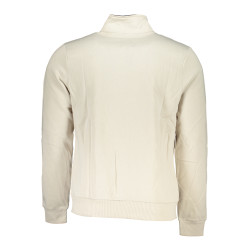 GIAN MARCO VENTURI MEN&39S WHITE ZIP SWEATSHIRT