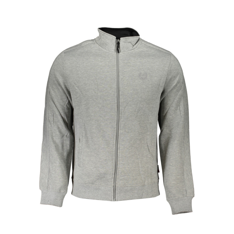 GIAN MARCO VENTURI MEN&39S GRAY ZIP SWEATSHIRT