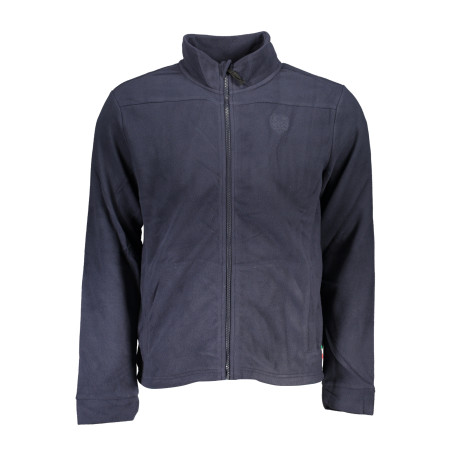 GIAN MARCO VENTURI MEN&39S BLUE ZIP SWEATSHIRT