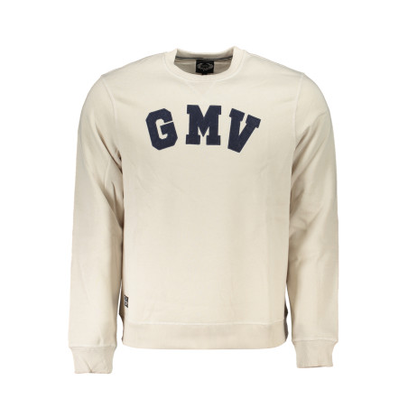 GIAN MARCO VENTURI MEN&39S WHITE ZIPLESS SWEATSHIRT