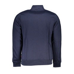 GIAN MARCO VENTURI MEN&39S BLUE ZIP SWEATSHIRT