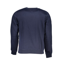 GIAN MARCO VENTURI MEN&39S BLUE ZIPLESS SWEATSHIRT