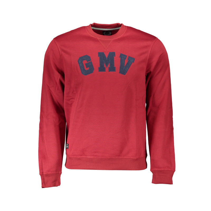 GIAN MARCO VENTURI MEN&39S RED ZIP-OUT SWEATSHIRT