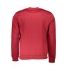 GIAN MARCO VENTURI MEN&39S RED ZIP-OUT SWEATSHIRT