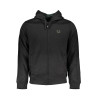 GIAN MARCO VENTURI MEN&39S BLACK ZIP SWEATSHIRT