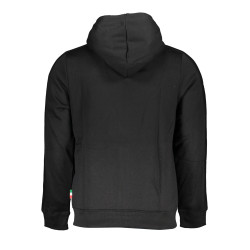 GIAN MARCO VENTURI MEN&39S BLACK ZIP SWEATSHIRT