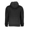 GIAN MARCO VENTURI MEN&39S BLACK ZIP SWEATSHIRT