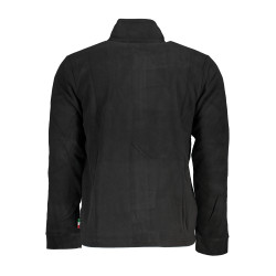 GIAN MARCO VENTURI MEN&39S BLACK ZIP SWEATSHIRT