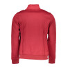 GIAN MARCO VENTURI MEN&39S RED ZIP SWEATSHIRT