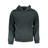 GIAN MARCO VENTURI MEN&39S GREEN ZIP SWEATSHIRT