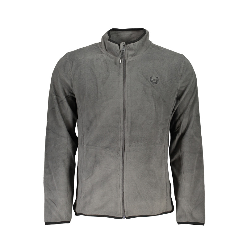 GIAN MARCO VENTURI MEN&39S GRAY ZIP SWEATSHIRT