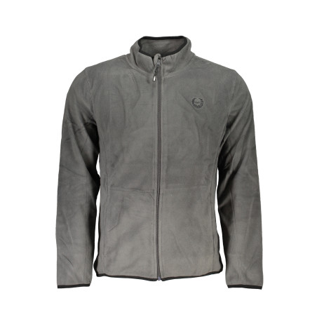 GIAN MARCO VENTURI MEN&39S GRAY ZIP SWEATSHIRT