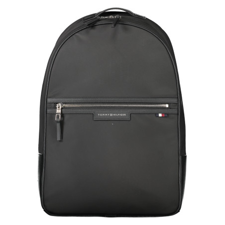 TOMMY HILFIGER MEN&39S BLACK BACKPACK