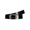 CALVIN KLEIN MEN&39S BLACK LEATHER BELT