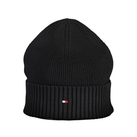 TOMMY HILFIGER BLACK MEN&39S BEANIE