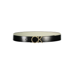 CALVIN KLEIN WOMEN&39S BLACK LEATHER BELT