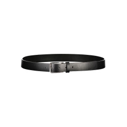 CALVIN KLEIN MEN&39S BLACK LEATHER BELT