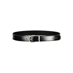 CALVIN KLEIN WOMEN&39S BLACK LEATHER BELT