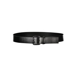 CALVIN KLEIN MEN&39S BLACK LEATHER BELT