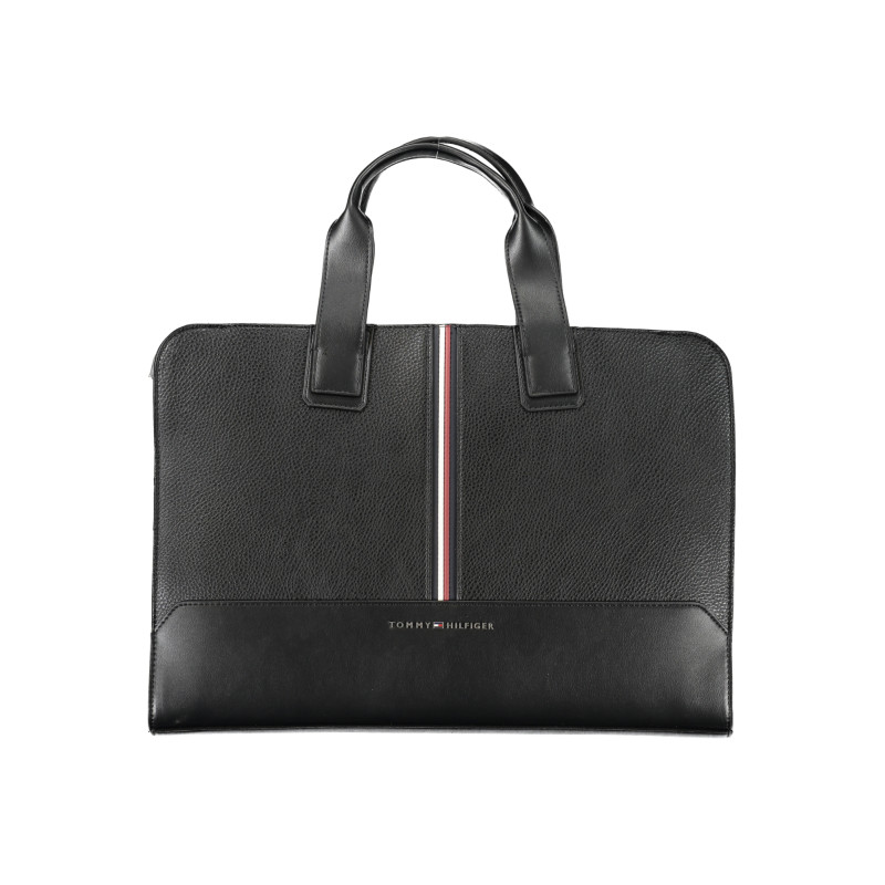 TOMMY HILFIGER BLACK MAN BRIEFCASE