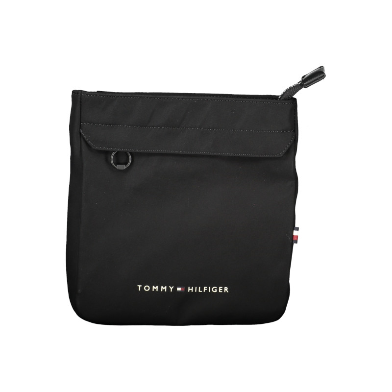 TOMMY HILFIGER MEN&39S BLACK SHOULDER BAG