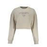 CALVIN KLEIN WOMEN&39S ZIPLESS SWEATSHIRT BEIGE