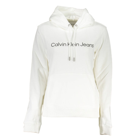 CALVIN KLEIN FELPA SENZA ZIP DONNA BIANCO