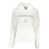 CALVIN KLEIN FELPA SENZA ZIP DONNA BIANCO