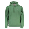 TOMMY HILFIGER MEN&39S GREEN ZIPLESS SWEATSHIRT