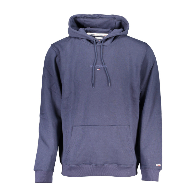 TOMMY HILFIGER MEN&39S BLUE ZIPLESS SWEATSHIRT