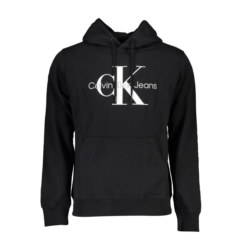 CALVIN KLEIN MEN&39S BLACK ZIPLESS SWEATSHIRT