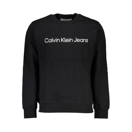 CALVIN KLEIN FELPA SENZA ZIP UOMO NERO