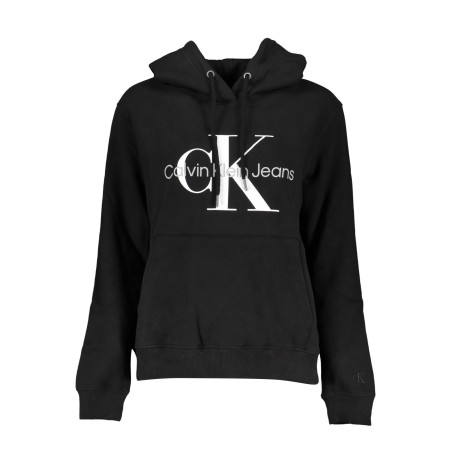 CALVIN KLEIN FELPA SENZA ZIP DONNA NERO