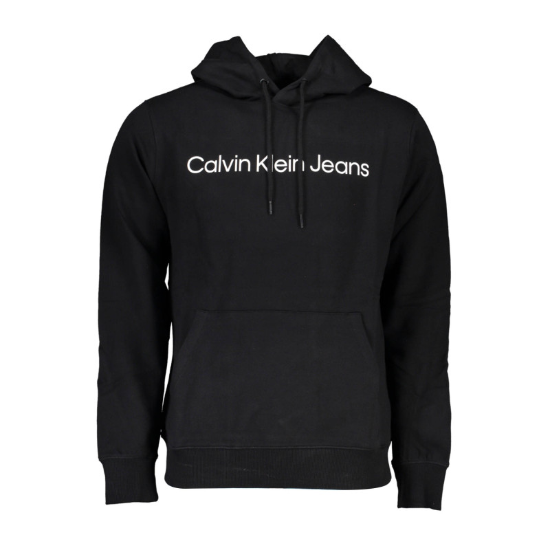 CALVIN KLEIN MEN&39S BLACK ZIPLESS SWEATSHIRT