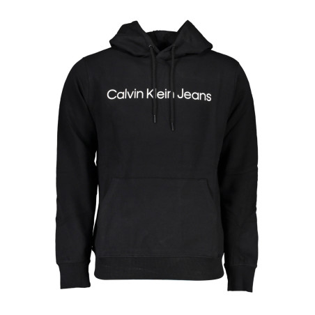 CALVIN KLEIN MEN&39S BLACK ZIPLESS SWEATSHIRT