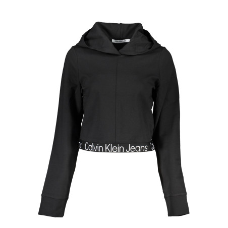 CALVIN KLEIN FELPA SENZA ZIP DONNA NERO