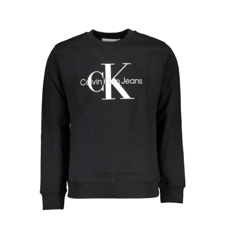 CALVIN KLEIN MEN&39S BLACK ZIPLESS SWEATSHIRT